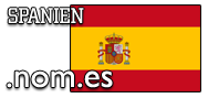 Domain Dienste -> nom.es fr 14,88 € - Laufzeit und Abrechnung  1 Jahr. ( Spanien )