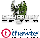 Sicherheit -> Thawte Webserver SSL Wildcard fr 595,00 € - Laufzeit und Abrechnung  1 Jahr. ( Vorkasse )